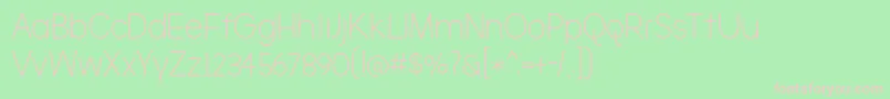 TheBrooklyn Font – Pink Fonts on Green Background