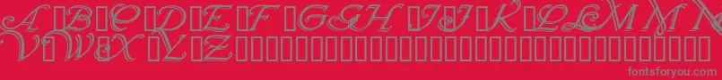 More about Wrenninitialsshadowed Font Wrenninitialsshadowed Font – Gray Fonts on Red Background
