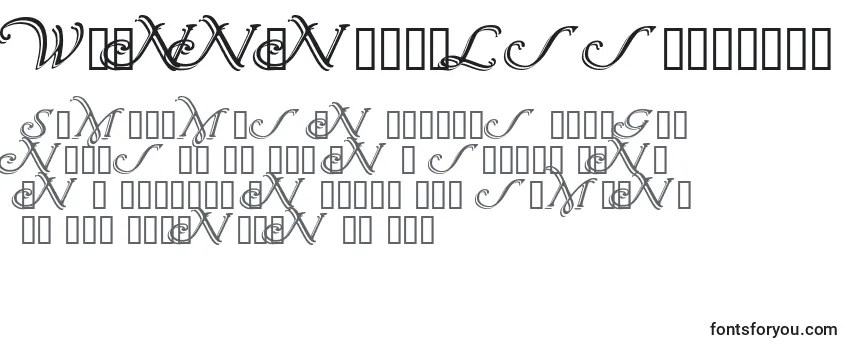 Wrenninitialsshadowed Font