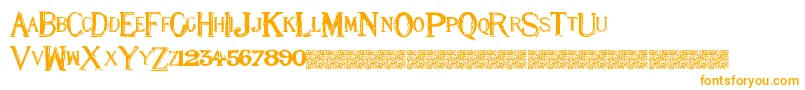 More about Eightnine Font Eightnine Font – Orange Fonts on White Background
