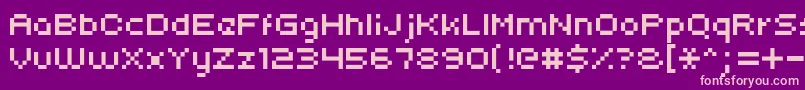 Więcej informacji o czcionce Uni0553 Czcionka Uni0553 – różowe czcionki na fioletowym tle