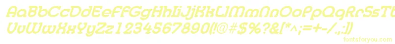 MedflyextraboldItalic Font – Yellow Fonts