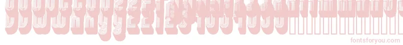 Fonte Disco3 – fontes rosa em um fundo branco