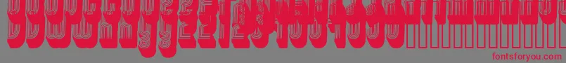 fuente Disco3 – Fuentes Rojas Sobre Fondo Gris