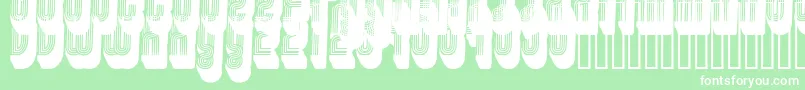 fuente Disco3 – Fuentes Blancas Sobre Fondo Verde