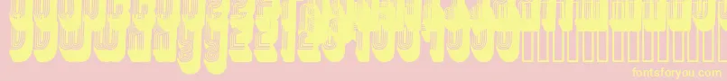 fuente Disco3 – Fuentes Amarillas Sobre Fondo Rosa