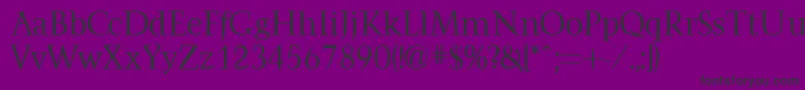 FarringdonRegularDb Font – Black Fonts on Purple Background
