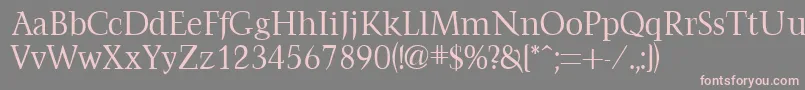 FarringdonRegularDb Font – Pink Fonts on Gray Background