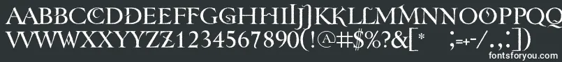 Tenebraoldface Font – White Fonts