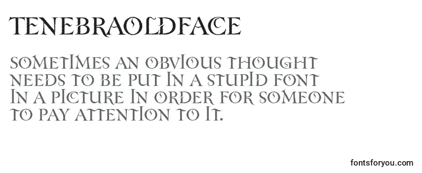 Review of the Tenebraoldface Font