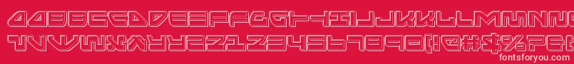 Seariderfalconengrave Font – Pink Fonts on Red Background