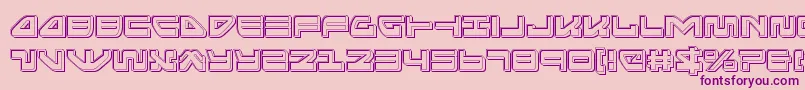 Seariderfalconengrave Font – Purple Fonts on Pink Background