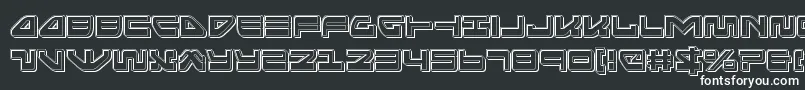 Seariderfalconengrave Font – White Fonts on Black Background