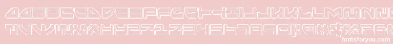 Seariderfalconengrave Font – White Fonts on Pink Background