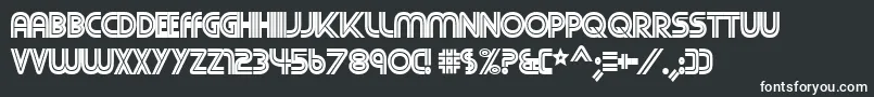 Cnn Font – White Fonts on Black Background