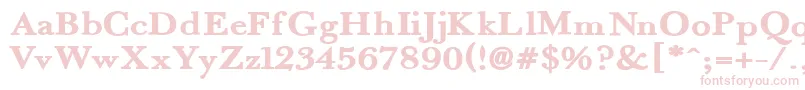 Fradex Font – Pink Fonts on White Background