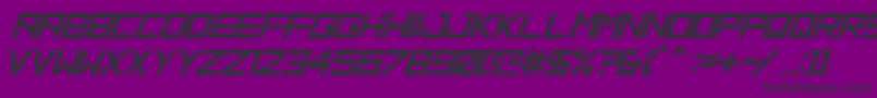 HbmRidgeDistortedPersonalUseOnly Font – Black Fonts on Purple Background