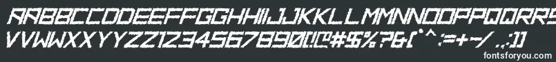 HbmRidgeDistortedPersonalUseOnly Font – White Fonts