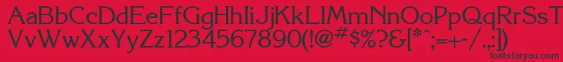 Подробнее о шрифте Korinthia Шрифт Korinthia – чёрные шрифты на красном фоне