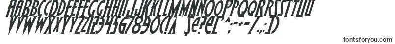 WolfsBaneItalic Font – Mega Man Fonts
