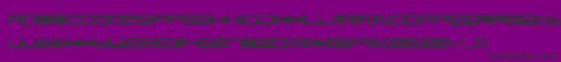 DigitCube Font – Black Fonts on Purple Background