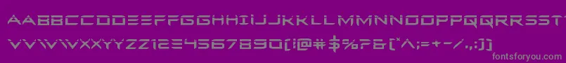 More about Ferretfacelaser Font Ferretfacelaser Font – Gray Fonts on Purple Background