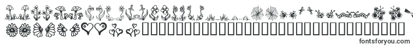 Шрифт Gardendingbats – шрифты для Adobe Reader
