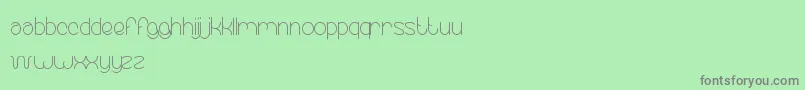 EssentialArrangement Font – Gray Fonts on Green Background