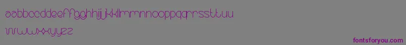 EssentialArrangement Font – Purple Fonts on Gray Background