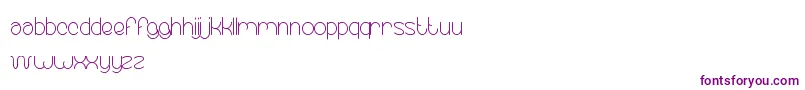 EssentialArrangement Font – Purple Fonts on White Background