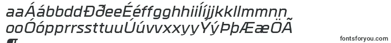 MetralDemibolditalic Font – Icelandic Fonts
