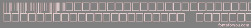 V500003 Font – Pink Fonts on Gray Background