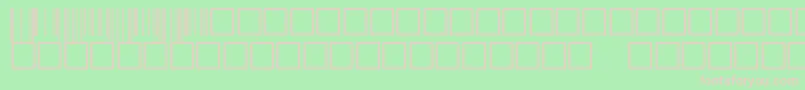 V500003 Font – Pink Fonts on Green Background