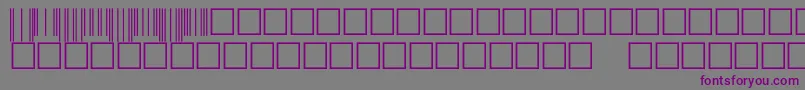 Шрифт V500003 – фиолетовые шрифты на сером фоне