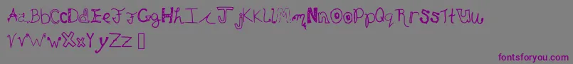 Eloncommunity Font – Purple Fonts on Gray Background