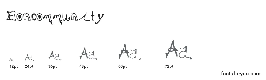 Eloncommunity Font Sizes