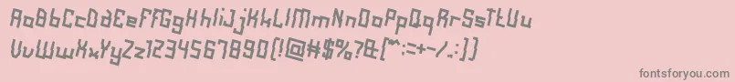 AlotOfLove Font – Gray Fonts on Pink Background