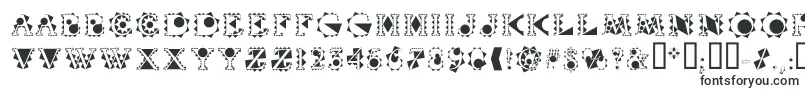 Vtcrystalbalzac-Schriftart – Material-Schriften