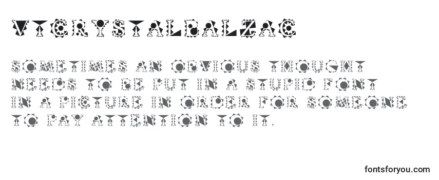 Обзор шрифта Vtcrystalbalzac
