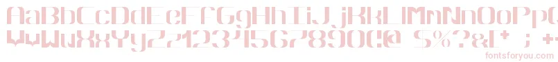 フォントHyperbola – ピンクのフォント