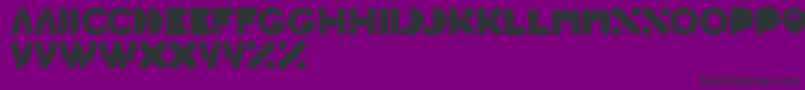 HighLogic Font – Black Fonts on Purple Background