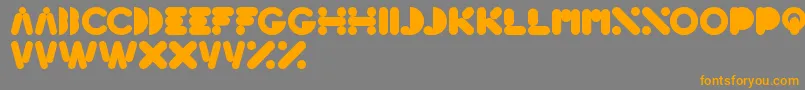 HighLogic Font – Orange Fonts on Gray Background