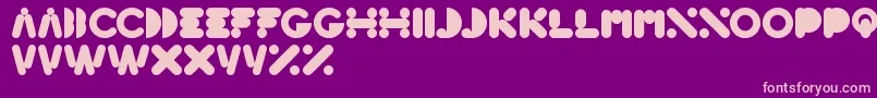 HighLogic Font – Pink Fonts on Purple Background