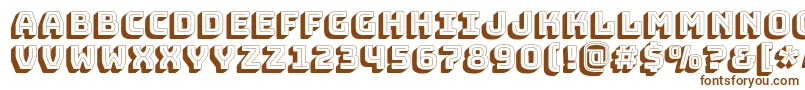 BungeeshadeRegular Font – Brown Fonts on White Background