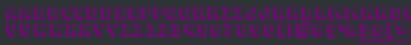 BungeeshadeRegular Font – Purple Fonts on Black Background