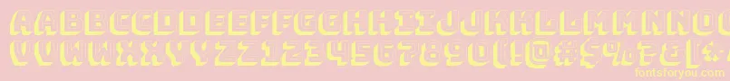 BungeeshadeRegular Font – Yellow Fonts on Pink Background