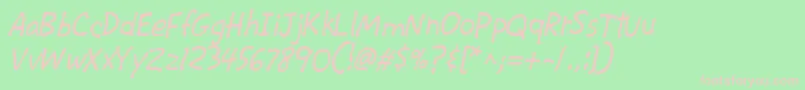 More about CacKrazyLegs Font CacKrazyLegs Font – Pink Fonts on Green Background