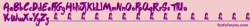 StreetSound Font – Purple Fonts on Pink Background