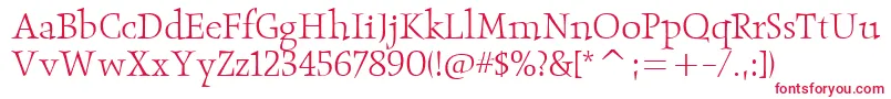 ObeliskitcTtLight Font – Red Fonts