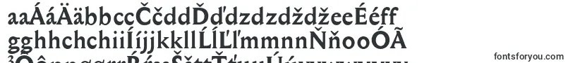 Шрифт MediaevalBold – словацкие шрифты